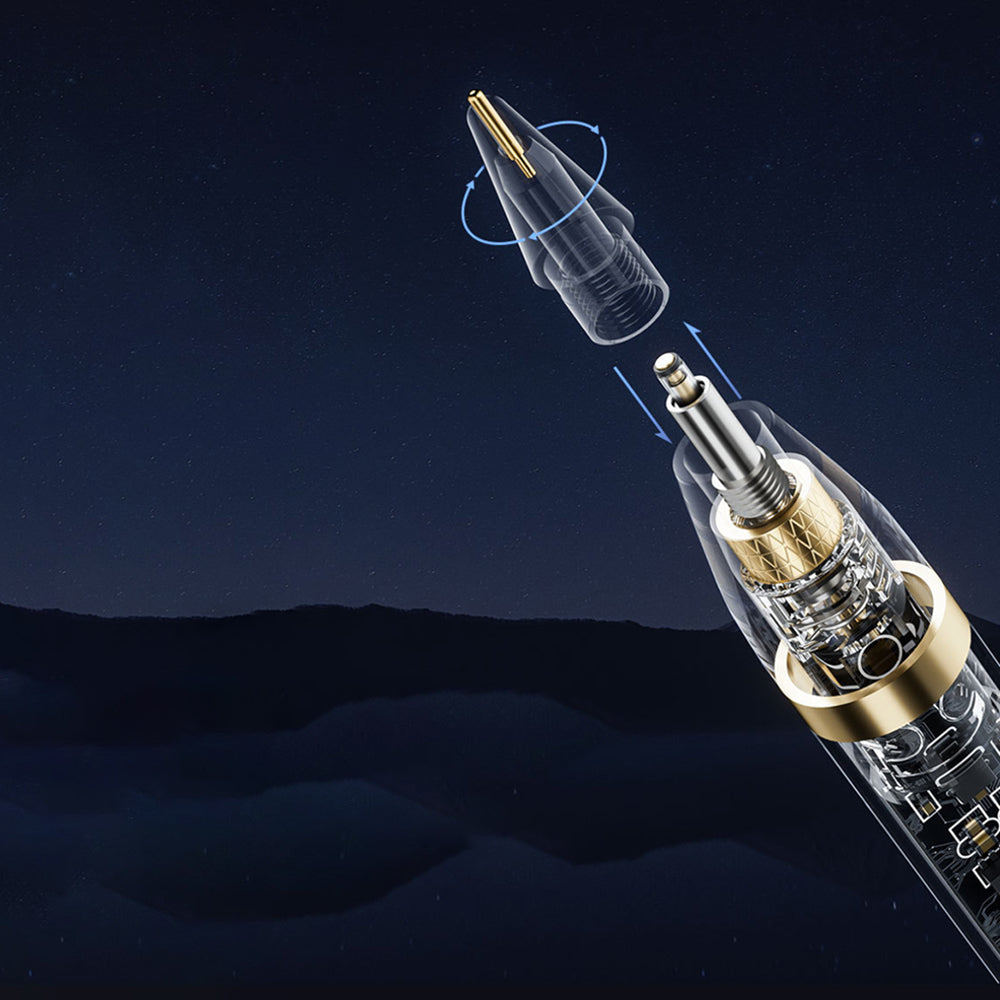 Touch Pen Techsuit C10 Pro pre Apple iPad, Aktívna Verzia, Transparentná Čierna