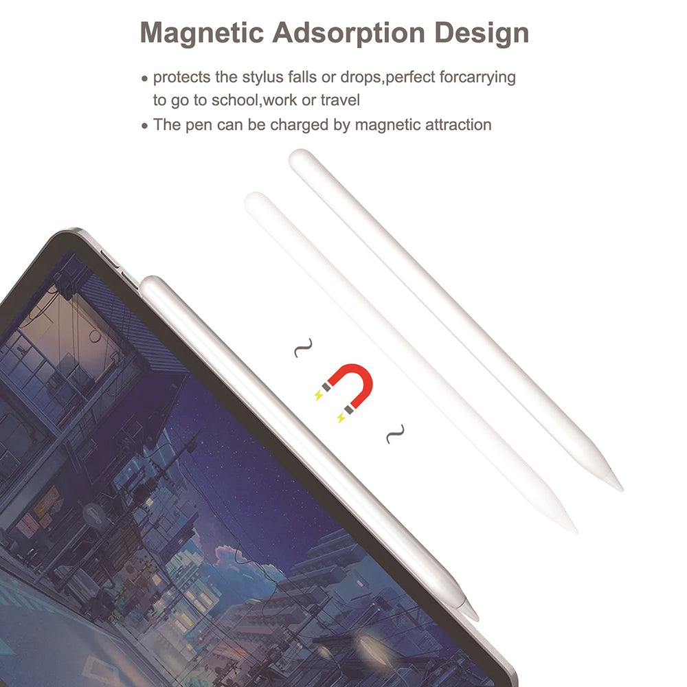 Touch Pen Techsuit M2 pre Apple iPad, Aktívna verzia, Biela