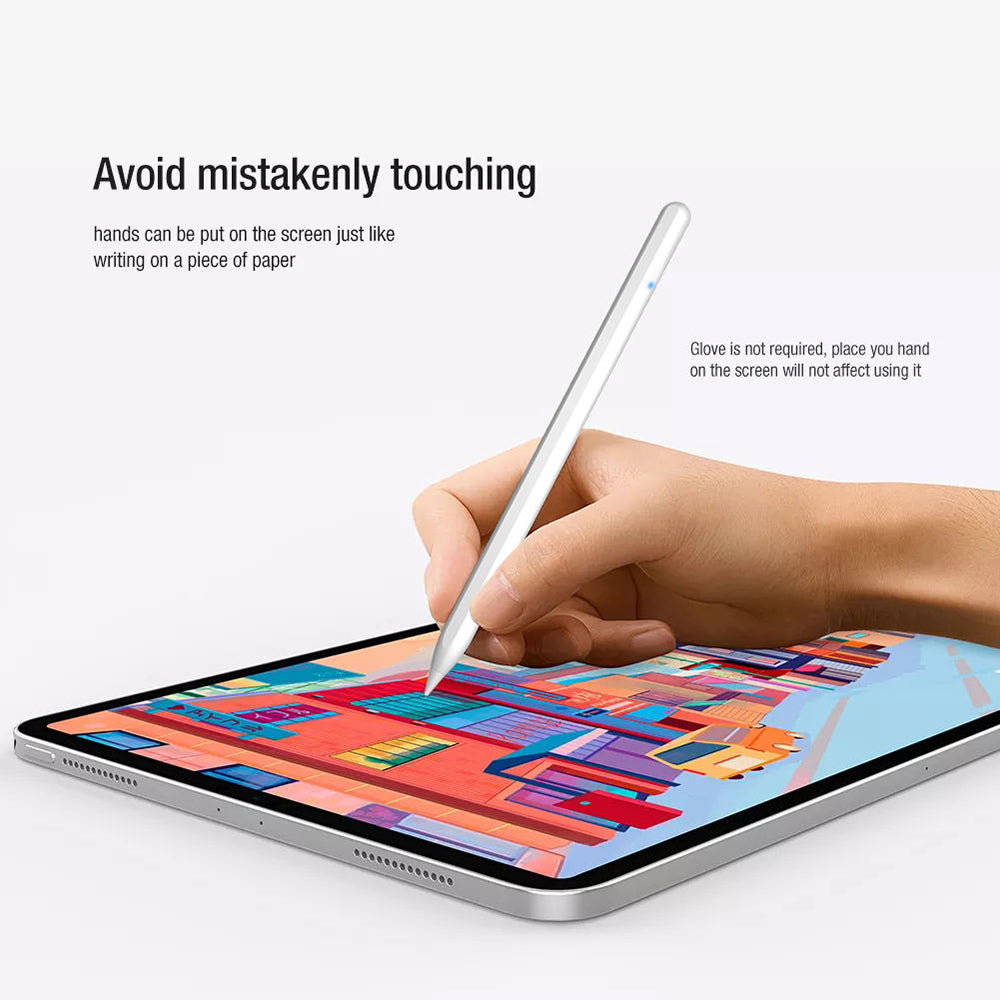 Touch Pen Techsuit M2 pre Apple iPad, Aktívna verzia, Biela
