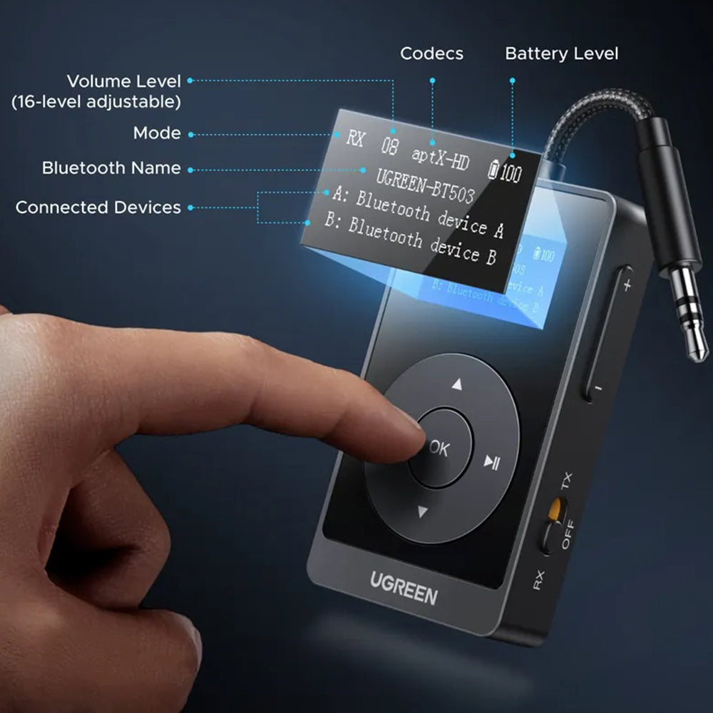 Transmitor / Prijímač Bluetooth UGREEN BT503 (45492)