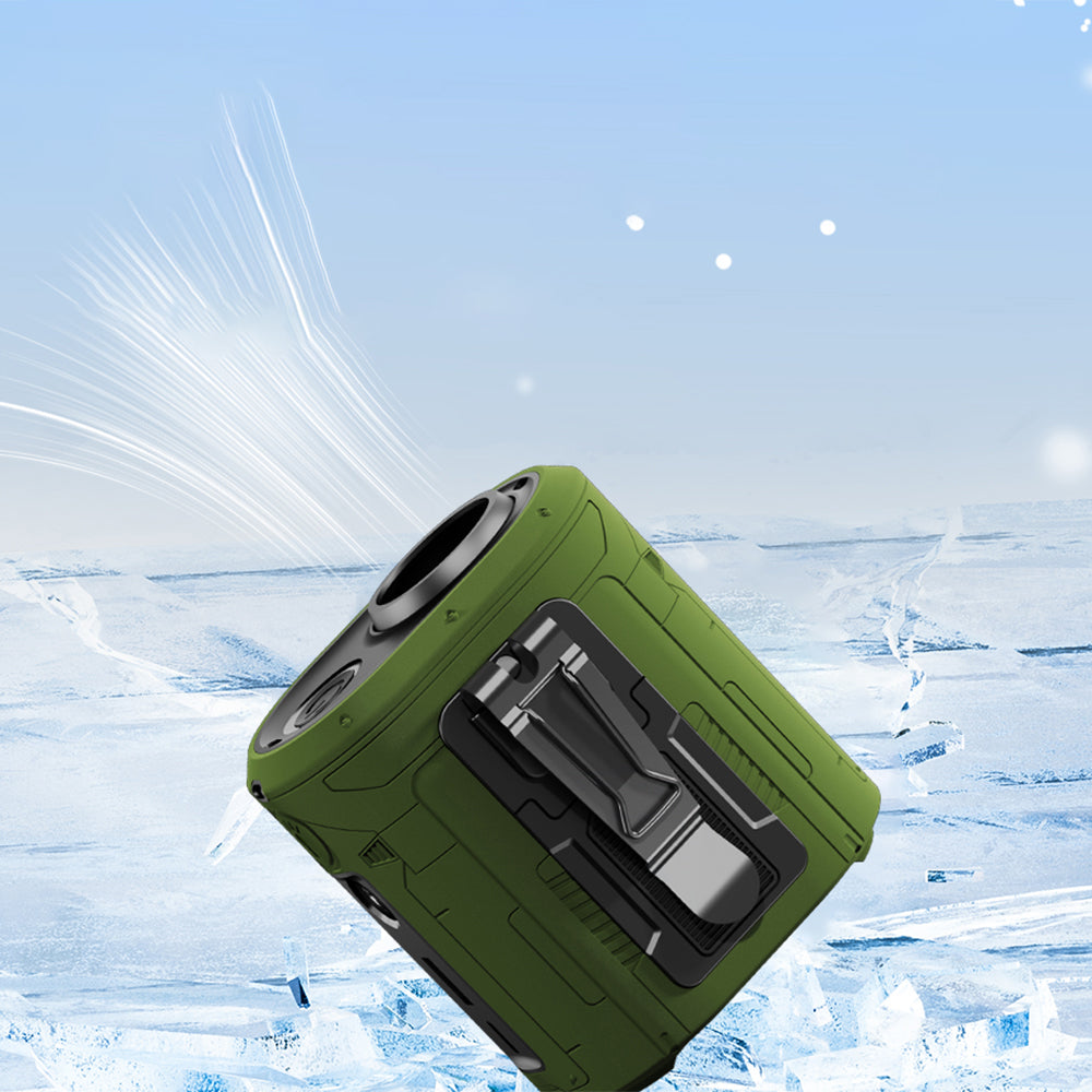 Prenosný ventilátor Techsuit Z14 s externou batériou 5000mAh, Sivý