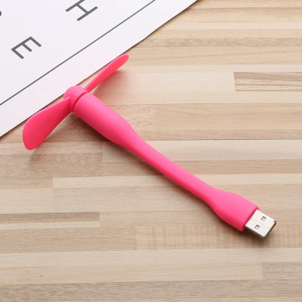 USB ventilátor Techsuit TUF1, ružový