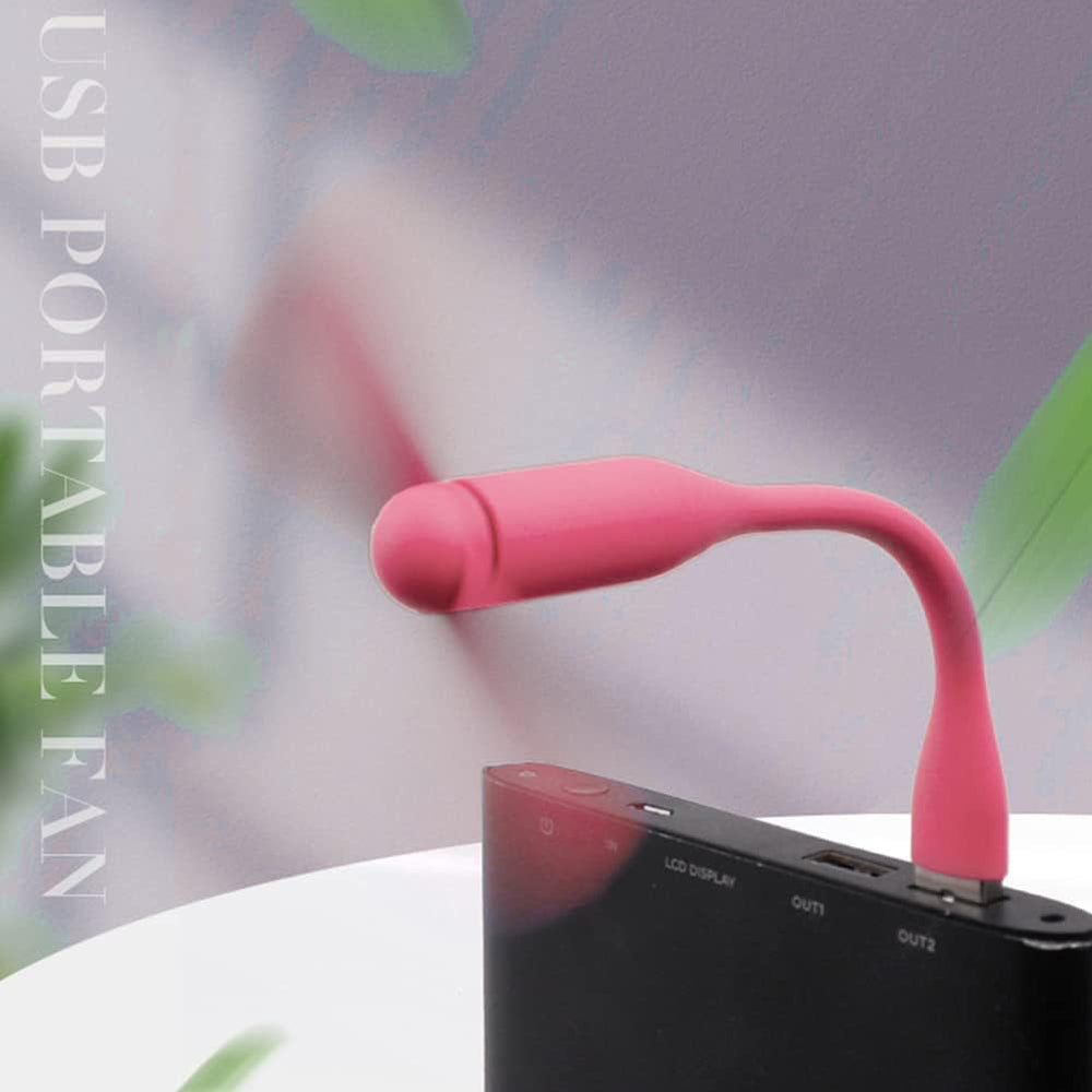 USB ventilátor Techsuit TUF1, ružový