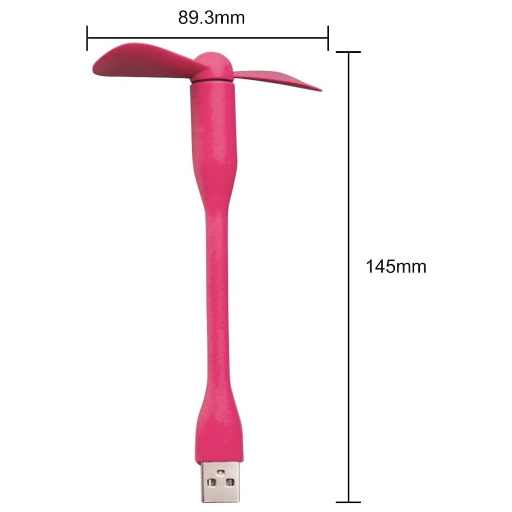 USB ventilátor Techsuit TUF1, ružový