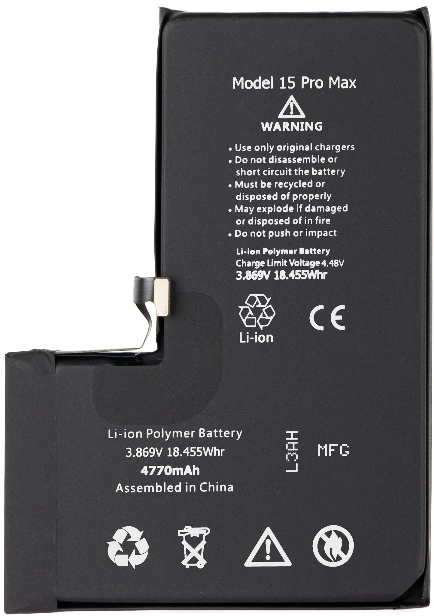 Acumulátor Apple iPhone 15 Pro Max, High Capacity