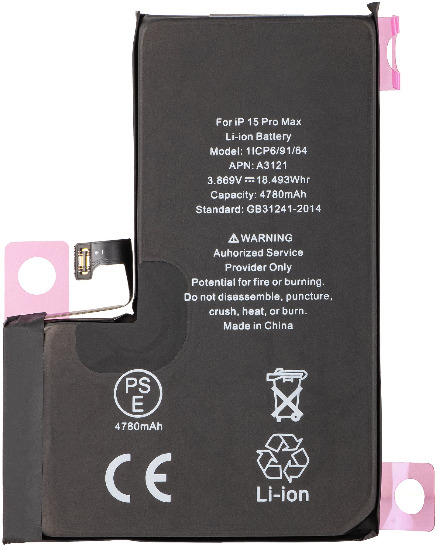 Batéria Apple iPhone 15 Pro Max, Diagnostic High Capacity