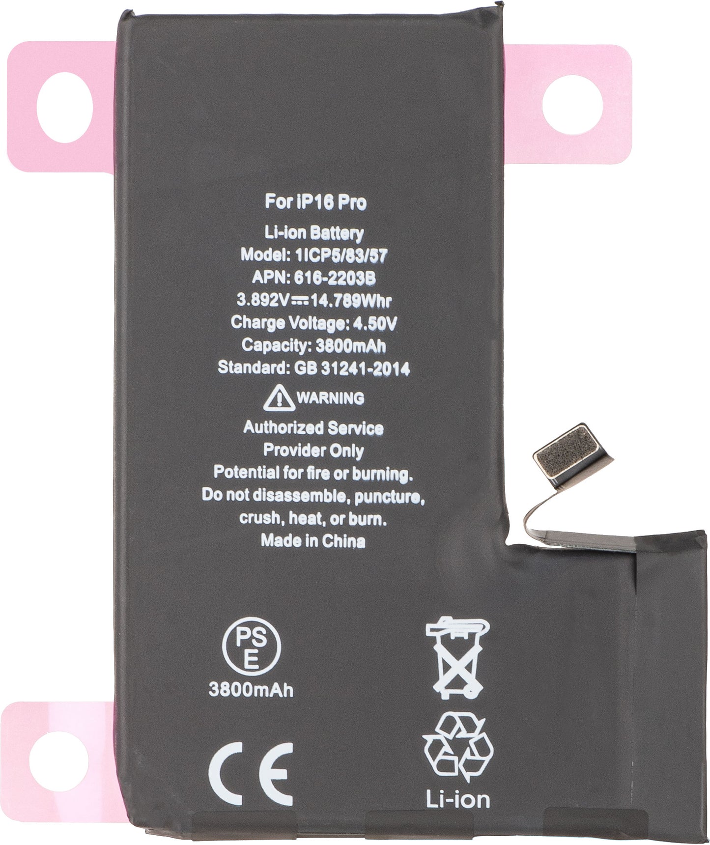 Batéria Apple iPhone 16 Pro, vysoká kapacita