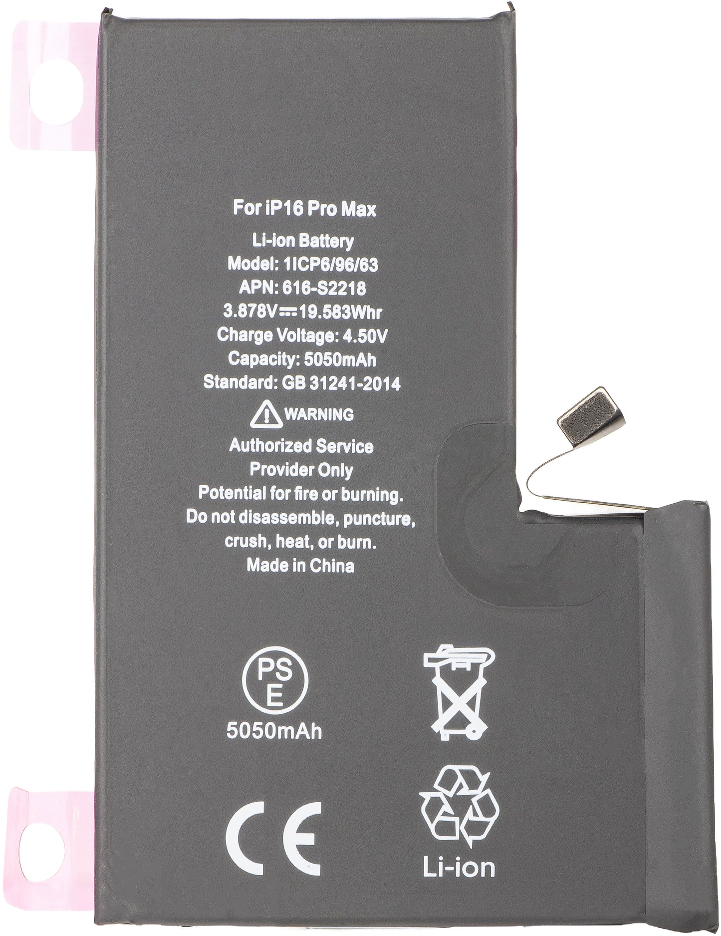 Batéria Apple iPhone 16 Pro Max, vysoká kapacita