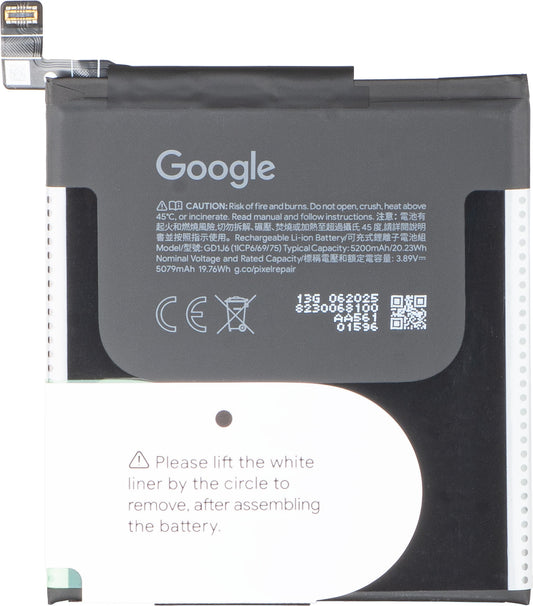Acumulátor Google Pixel 10 Pro XL, GD1J6, Service Pack G949-01616-00