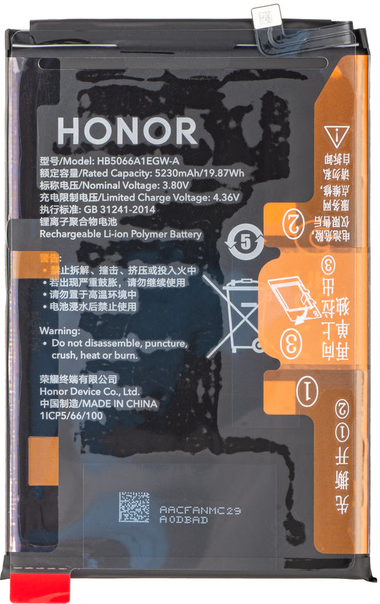 Acumulátor Honor X7a, HB5066A1EGW-A, Service Pack 2402AACF