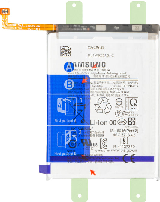 Batéria Samsung Galaxy M13 M135 / A13 5G A136, EB-BM135ABS, Service Pack GH82-29136A