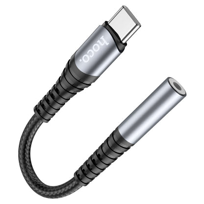 USB-C audio adaptér - 3,5 mm HOCO LS33, sivý