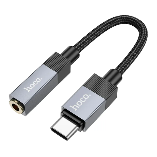 USB-C audio adaptér - 3,5 mm HOCO UPA32C, čierny