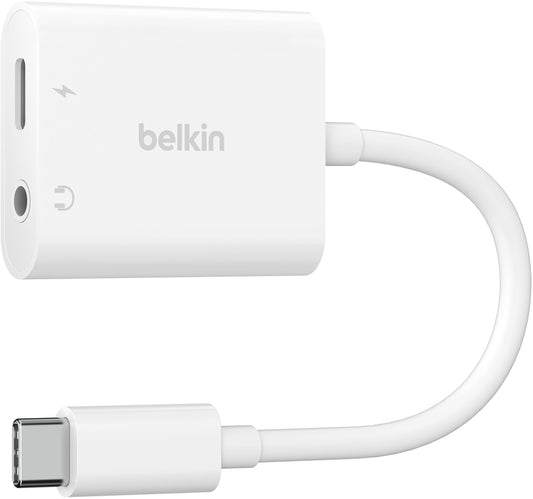 USB-C audio adaptér - 3,5 mm / USB-C Belkin RockStar, čierny NPA004btBK