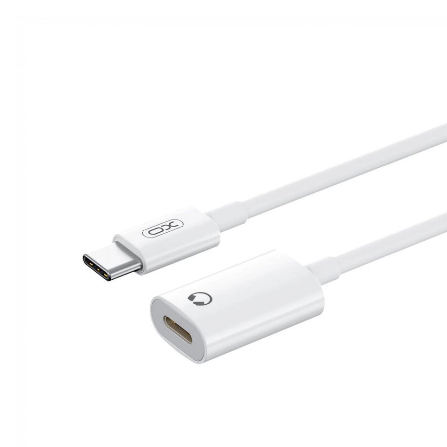 Audio adaptér USB-C - Lightning XO Design NB-R268B, Biely