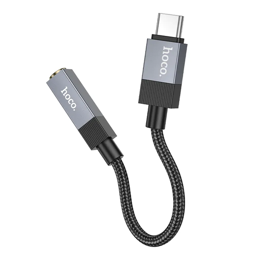 USB-C audio adaptér - 3,5 mm HOCO UPA32C, čierny
