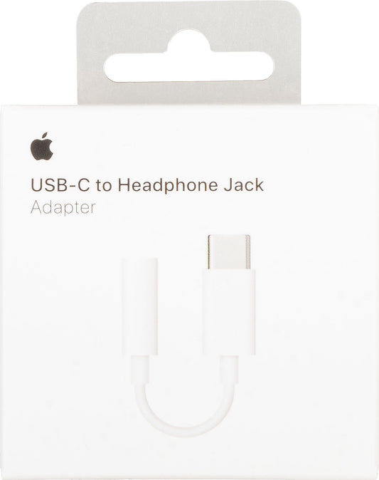 Adaptér Audio USB-C - 3.5mm Apple, Biely MU7E2AM/A
