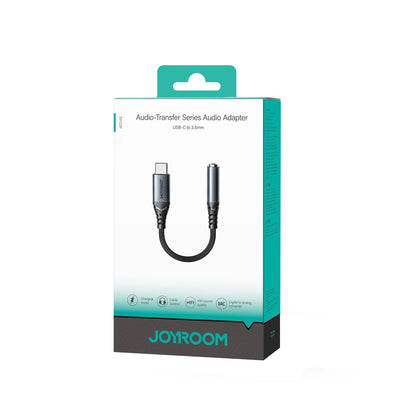 Audio adaptér USB-C - 3.5mm Joyroom SY-C01, Čierny