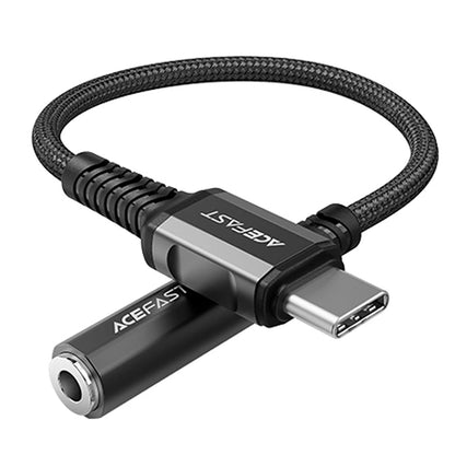 Audio adaptér USB-C - 3.5mm Acefast C1-07, Čierny