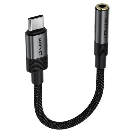 Audio adaptér USB-C - 3.5mm Acefast J12, Čierny