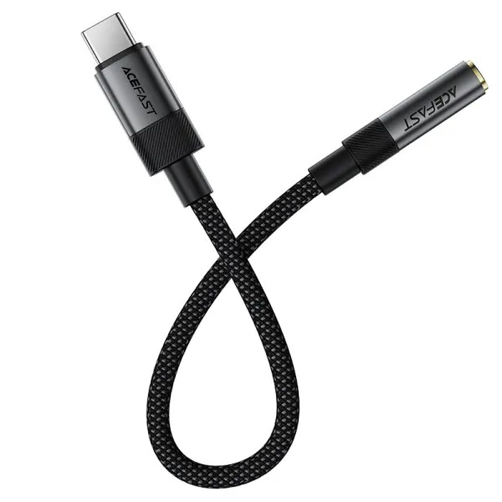 Audio adaptér USB-C - 3.5mm Acefast J12, Čierny