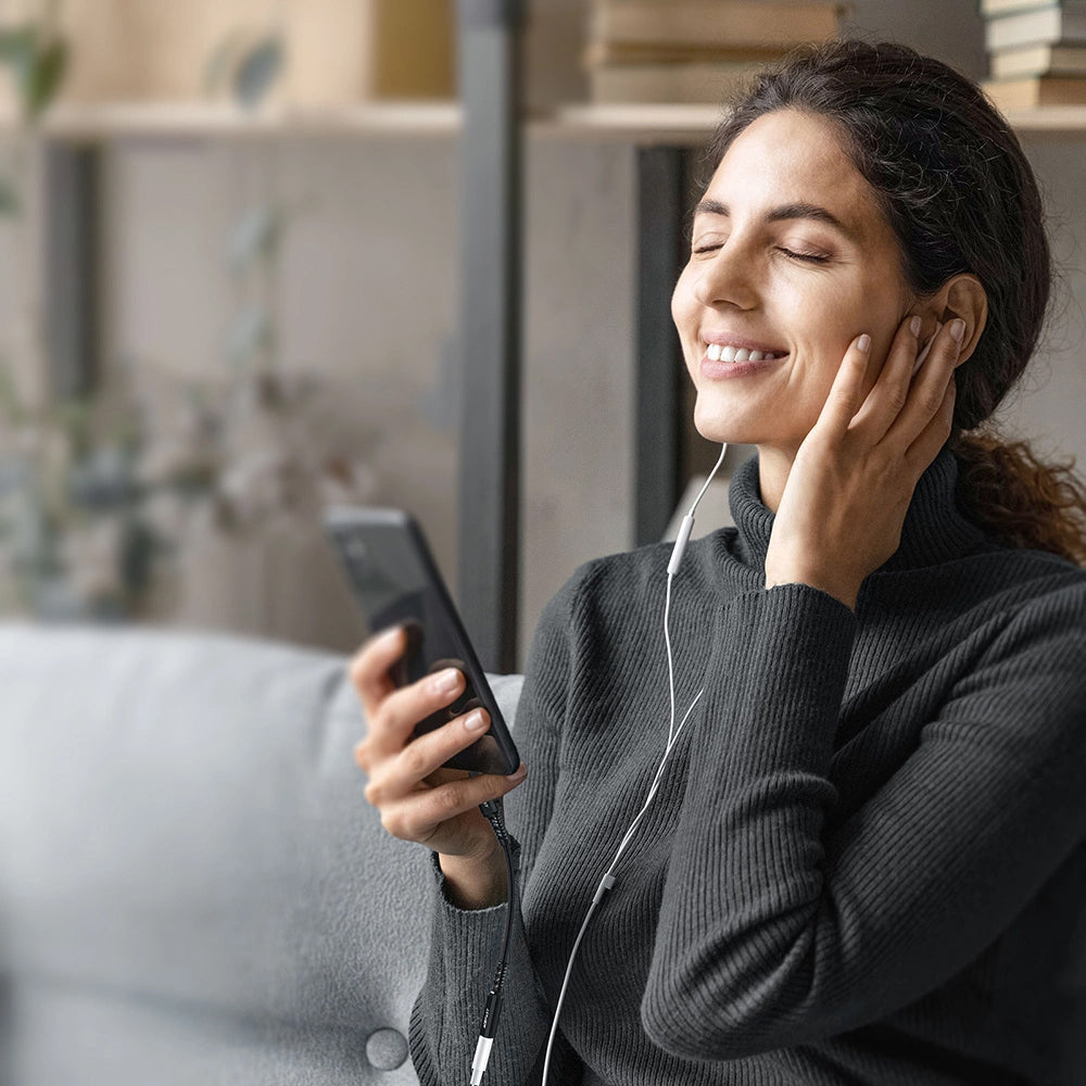 Audio adaptér USB-C - 3.5mm Acefast J12, Čierny
