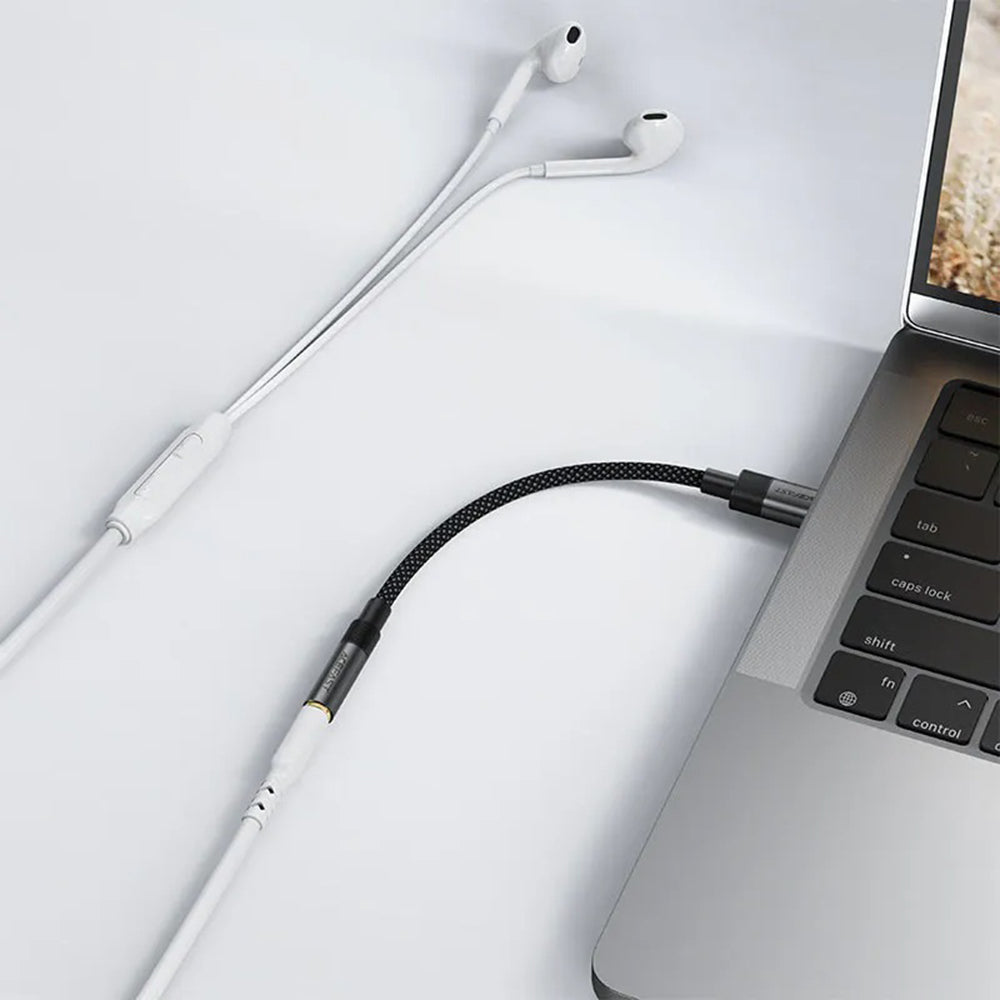 Audio adaptér USB-C - 3.5mm Acefast J12, Čierny
