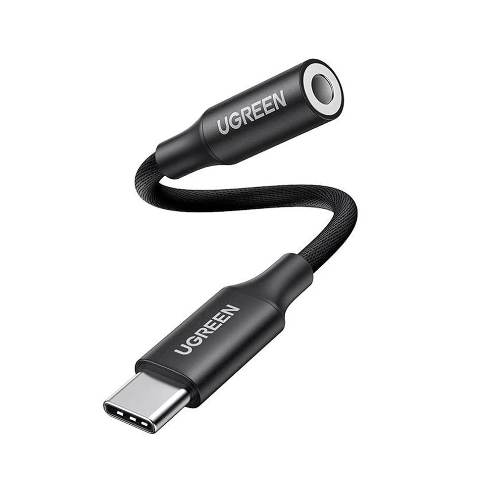 Audio adaptér USB-C - 3.5mm UGREEN AV161, Čierny