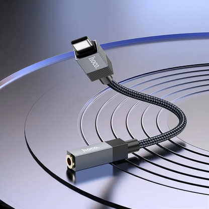 USB-C audio adaptér - 3,5 mm HOCO UPA32C, čierny