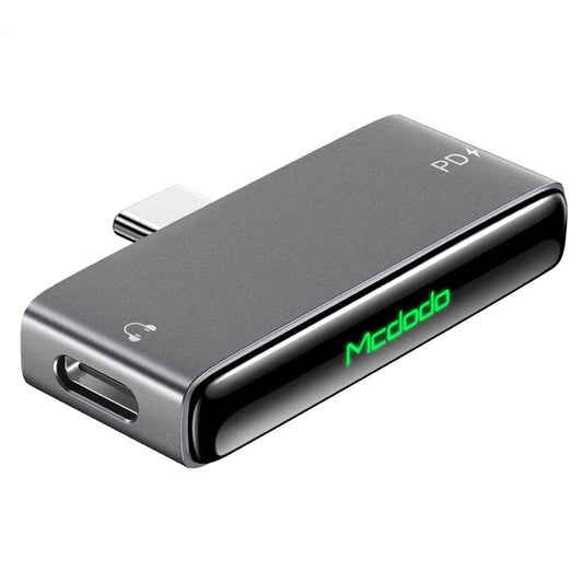 Audio adaptér USB-C - USB-C / USB-C McDodo CA-7670, Čierny
