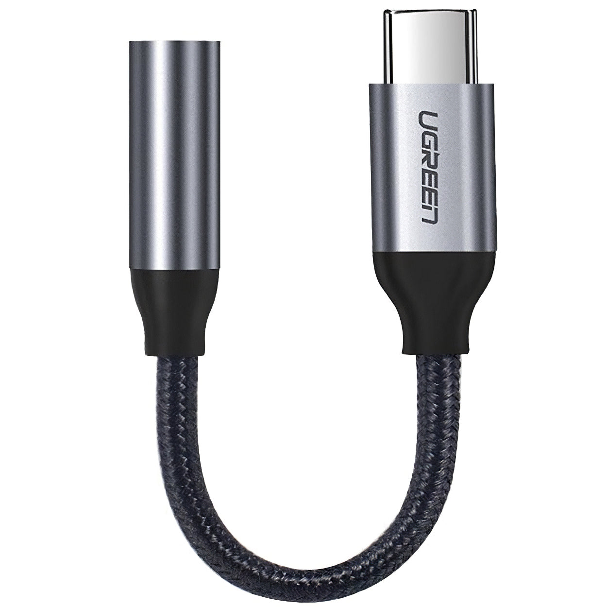 Audio adaptér USB-C - 3.5mm UGREEN AV142, Sivý