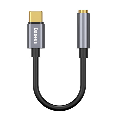 Audio adaptér 3,5 mm - USB-C Baseus L54, sivý CATL54-0G