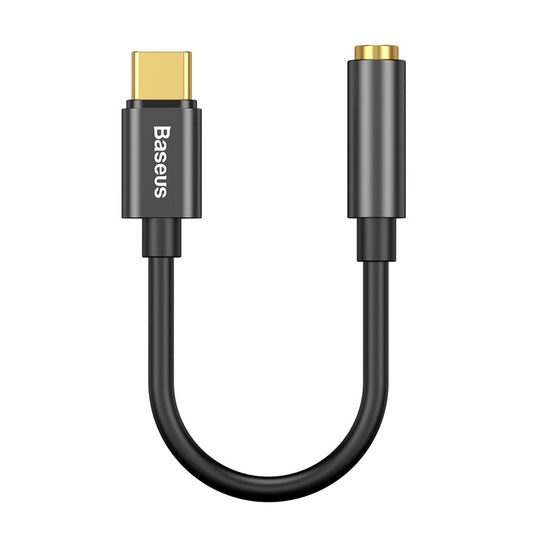 Audio adaptér USB-C - 3,5 mm Baseus L54, čierny CATL54-01