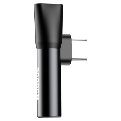 Audio adaptér USB-C - USB-C / 3,5 mm Baseus L41, čierny CATL41-01