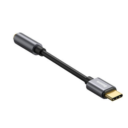 Audio adaptér 3,5 mm - USB-C Baseus L54, sivý CATL54-0G