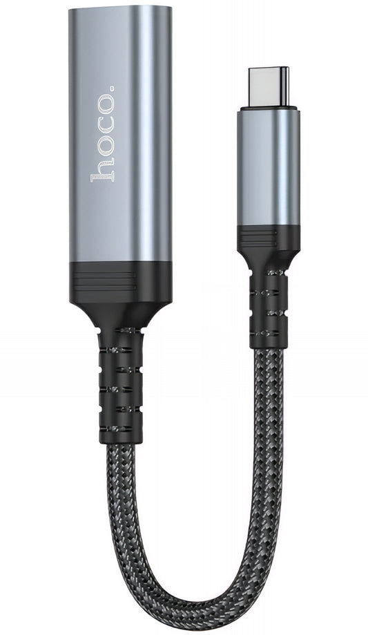 Audio a Video Adaptér USB-C - HDMI HOCO UA43A, Sivý