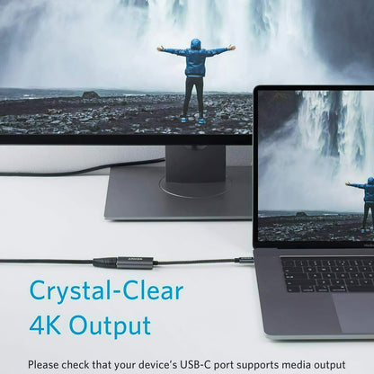 Audio a Video Adaptér USB-C - HDMI Anker PowerExpand+, Sivý A83120A1
