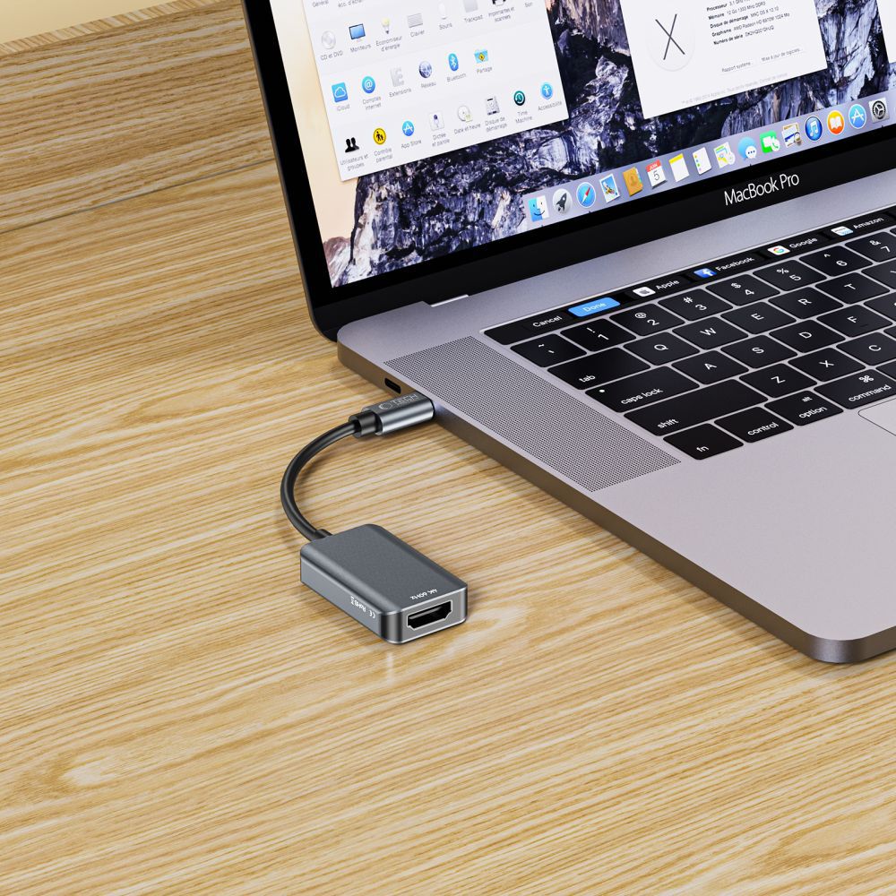 Audio a Video Adaptér USB-C - HDMI Tech-Protect Ultraboost, Čierny