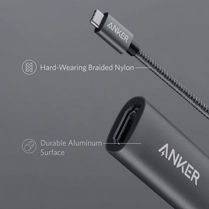 Audio a Video Adaptér USB-C - HDMI Anker PowerExpand+, Sivý A83120A1