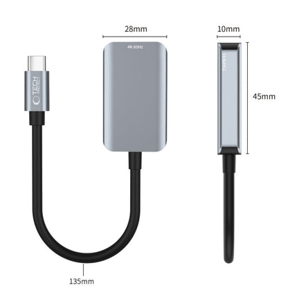 Audio a Video Adaptér USB-C - HDMI Tech-Protect Ultraboost, Čierny