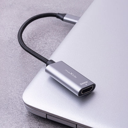 Audio a Video Adaptér USB-C - HDMI MaXlife MXHC-01, Sivý