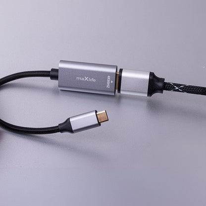 Audio a Video Adaptér USB-C - HDMI MaXlife MXHC-01, Sivý