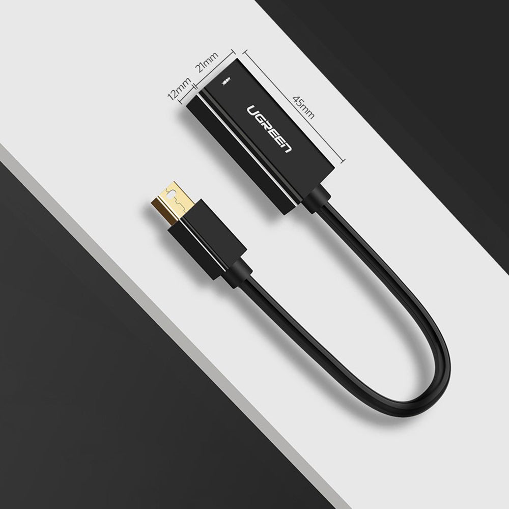 Video adaptér UGREEN MD112 (10461), MiniDisplayPort - HDMI, Čierny