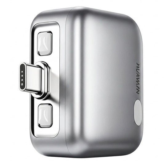 USB-C adaptér do auta KUWAJIA KH-51 s automatickým odpojením napájania a ochranou batérie, strieborný