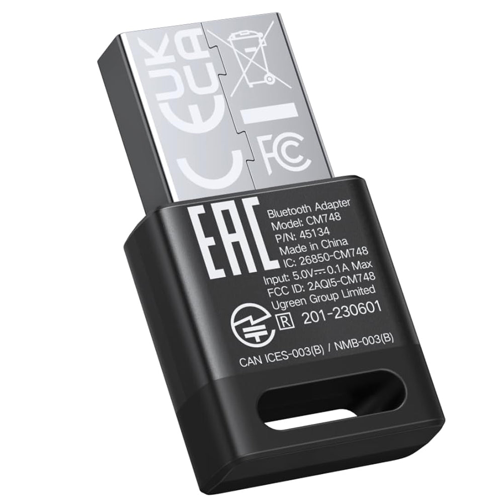 Bluetooth USB adaptér UGREEN CM748 (45134), Čierny