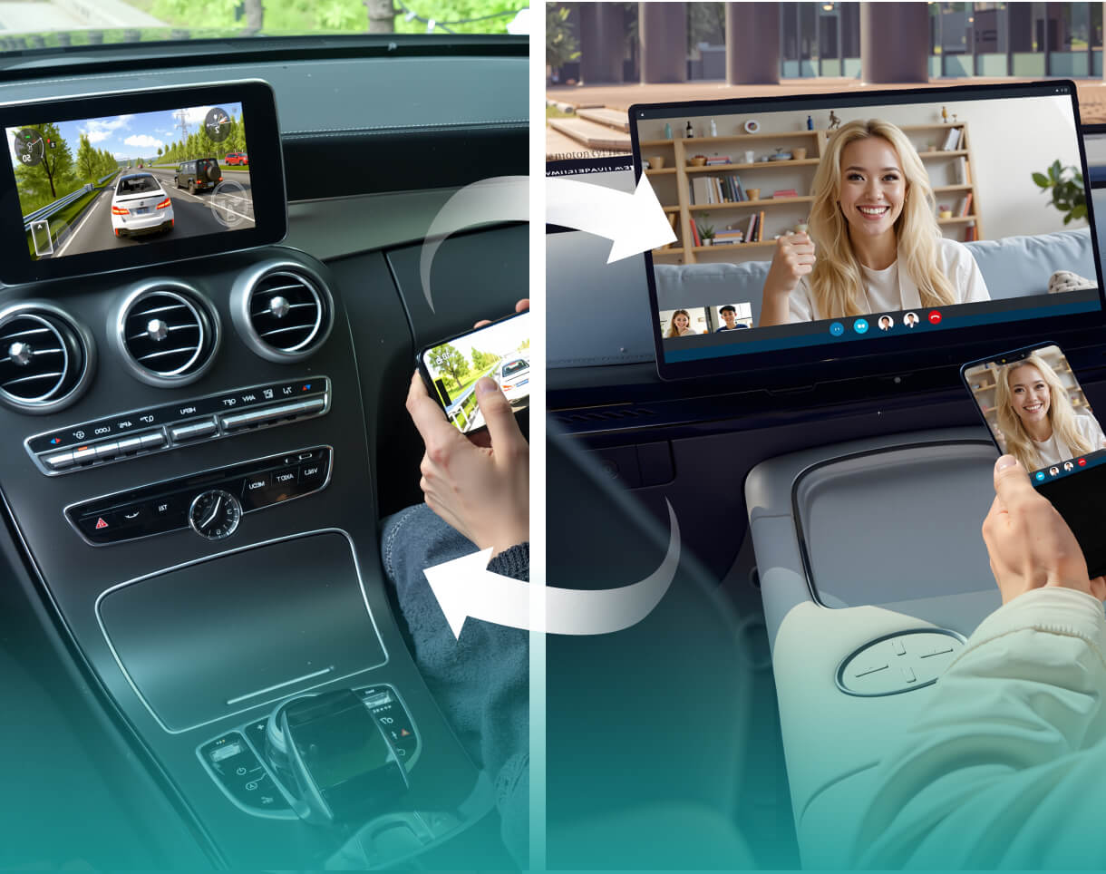 Bezdrôtový adaptér Carplay / Android Auto Ottocast OttoAibox P3 Pro pre Apple iPhone / Android Series PCS61-T