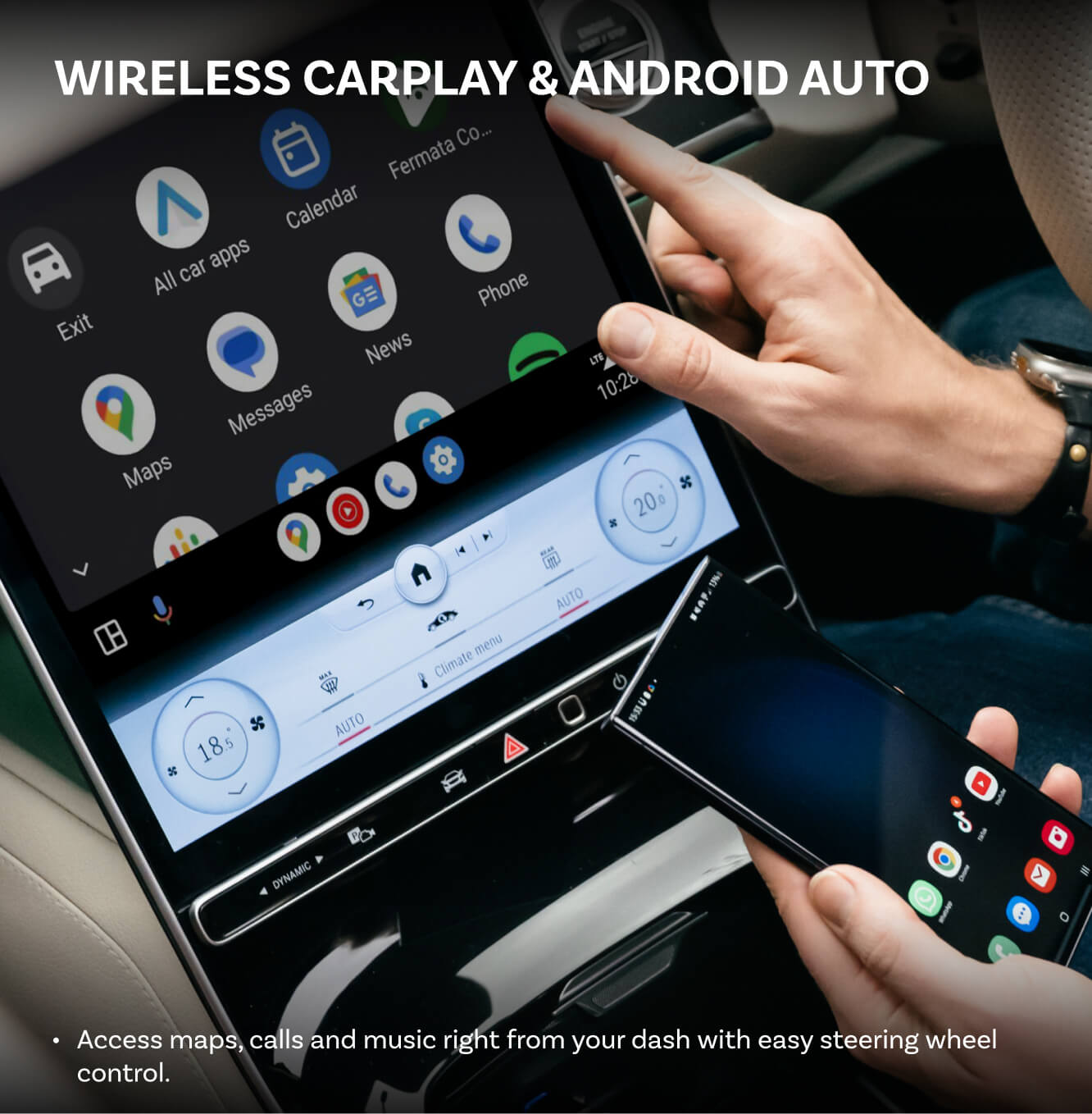 Bezdrôtový adaptér Carplay / Android Auto Ottocast OttoAibox P3 Pro pre Apple iPhone / Android Series PCS61-T
