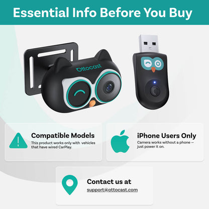Adaptér Carplay Auto Ottocast Cabin Care pre Apple iPhone Series CA520-T