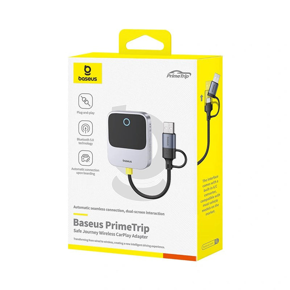 Bezdrôtový adaptér Carplay Baseus PrimeTrip pre Apple iPhone Series C10745100813-00