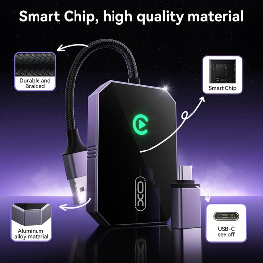 Bezdrôtový adaptér Carplay XO Design CZ016 pre sériu Apple iPhone